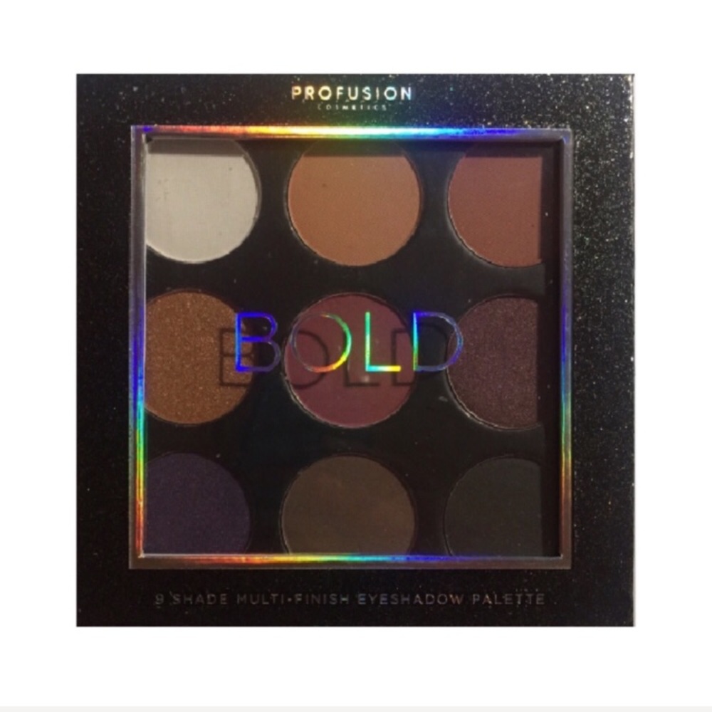 New Profusion 9 Shade Eyeshadow Palette BOLD - Picture 6 of 7